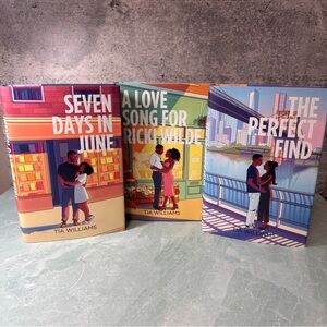 Set of Three Tia Williams Books Seven Days in June Illumicrate Afterlight